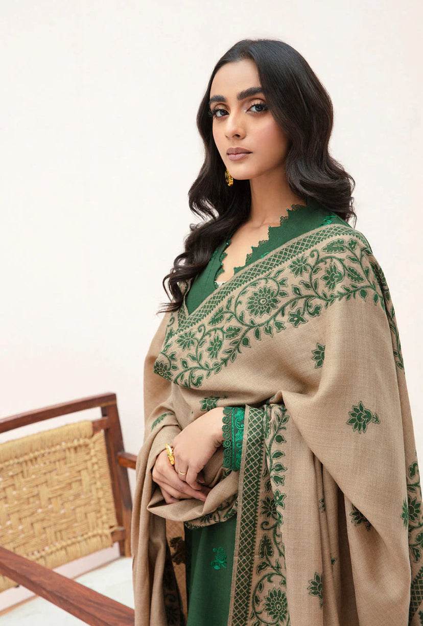 MAHI FABRICS | DHANAK UNSTITCHED EMB | 3PC