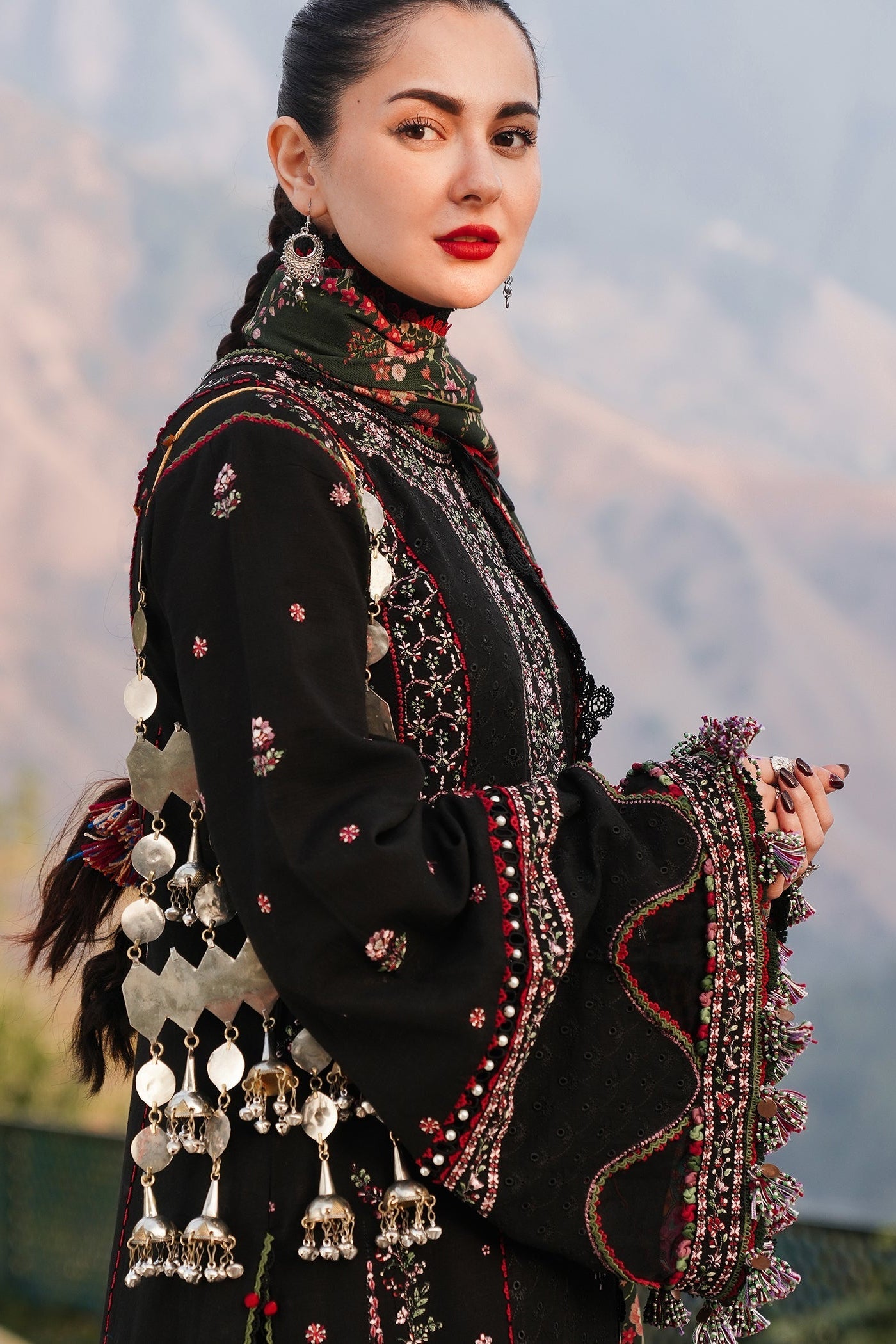 HUSSAIN REHAR DHANAK UNSTITCHED EMB 3PC