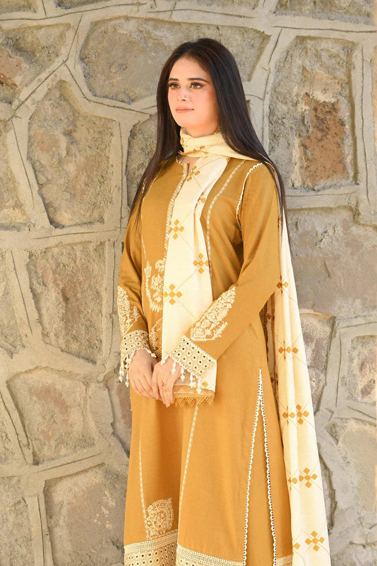 AISLING | DHANAK LUXURY UNSTITCHED EMB | 3PC