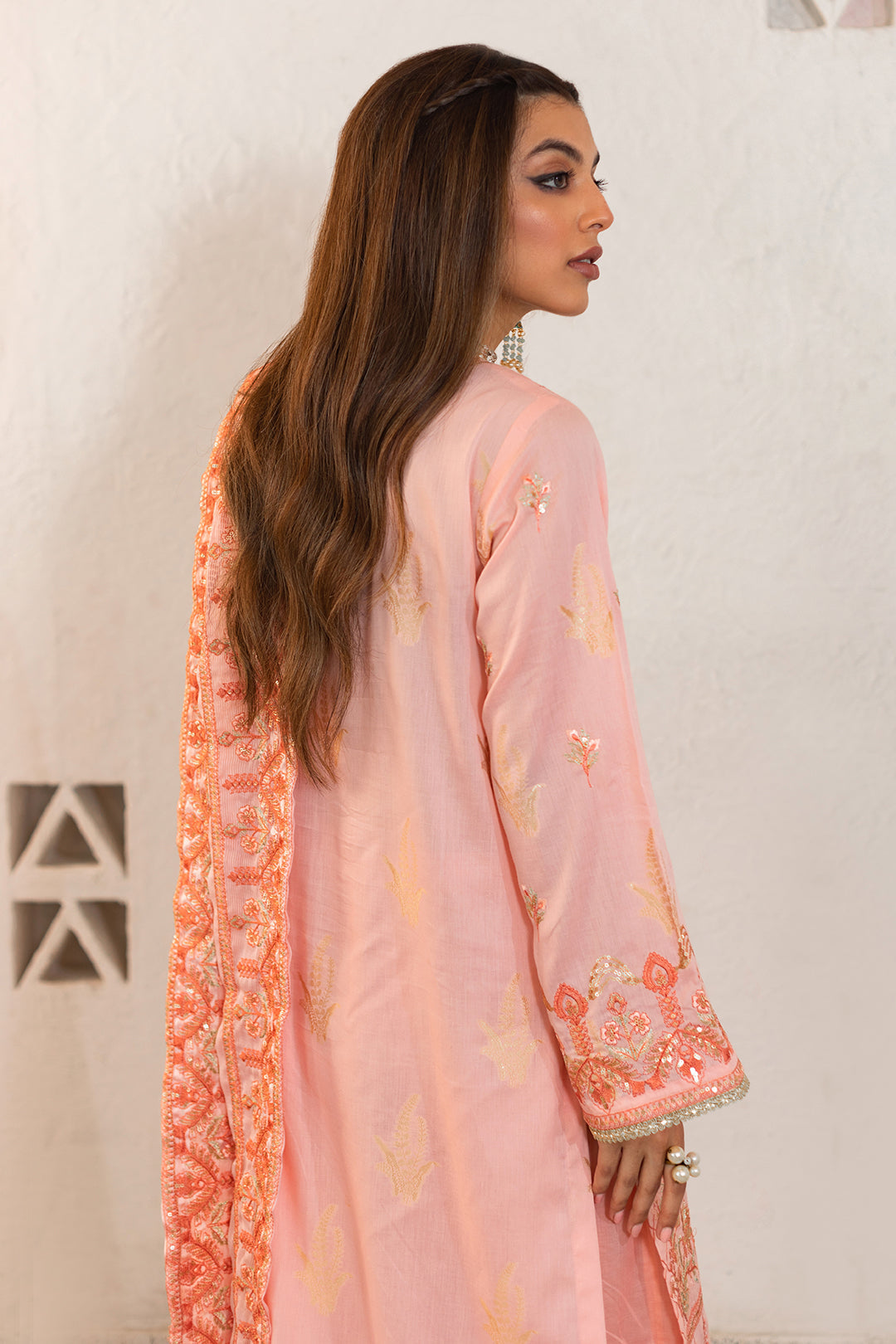 Embroidered Shirt Shalwar Dupatta - 0324