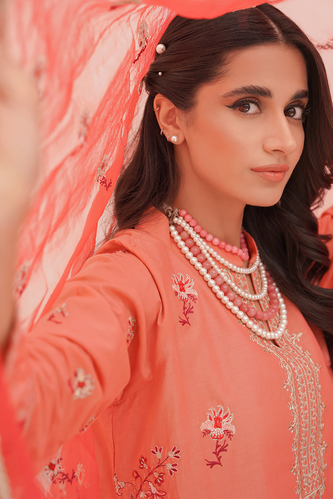 Embroidered Shirt Shalwar Dupatta - 0365