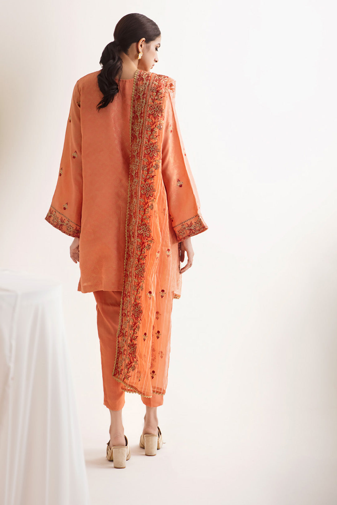 Embroidered Shirt Shalwar Dupatta - 0296